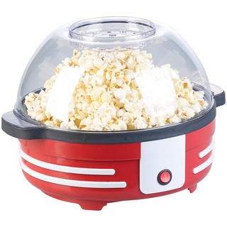 Rosenstein & Söhne Popcorn Machine: Retro-Popcorn-Maschine mit Rührwerk und Antihaftbeschichtung, 850 Watt (Popcornmaker, Popcornpfannen, Zuckerwatte)