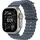 GPS + Cellular 49 mm Titangehäuse Natur Ocean Armband Blau