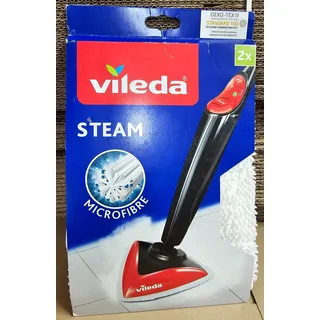 2x VILEDA Steam Dampfreiniger Ersatzbezüge Mikrofaser original NEU