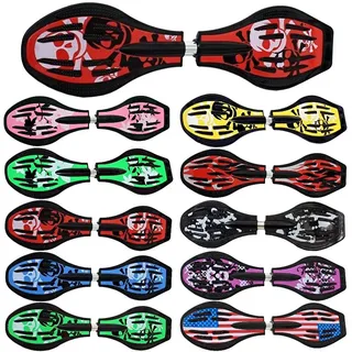 Waveboard Original Funtomia mit ABEC9 Kugellager inkl. Tasche - Bis 120kg - (Verschiedene Farbdesigns)