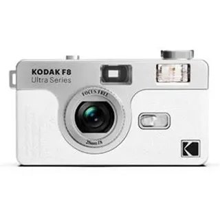 Kodak 35mm Kamera F8 white analoge Kleinbildkamera