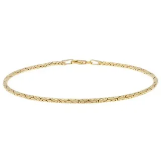 FIRETTI Königsarmband Schmuck Geschenk Gold 585 Armschmuck Armkette Goldarmband Königskette gelb|goldfarben 21