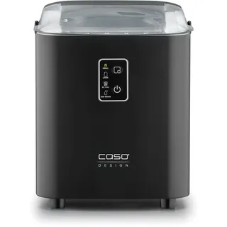 CASO Design CASO IceChef Compact Eiswürfelmaschine, Eiswürfel in 6 Minuten, 12 kg Eiswürfel in 24h, selbstreinigend, 2 Eiswürfelgrößen, Tragegriff, leise, Kompressortechnik