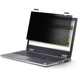 Startech StarTech.com 15,6 Zoll 16:9 Touch Laptop Sichtschutz, Sichtschutzfolie, Notebook Blickschutzfilter/Blaulichtfilter, Flip-Up