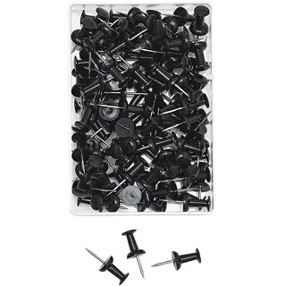 Wedo Pinnnadeln Diabolo schwarz, 100 St.