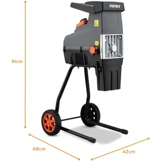 FUXTEC Elektro Gartenhäcksler FX-EGH2800T 2800W
