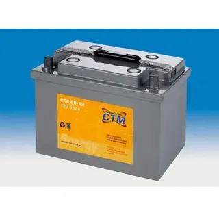 CTM Blei-Gel Batterie CTC 65-12 Konuspol wartungsfrei, Spannung 12 V, Kapazität C5 61,1 Ah