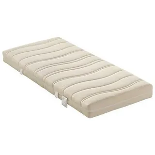 Linea Natura Latexmatratze Waldgrün, Weiß, Textil, H3, 140x200 cm, Made in Austria, Oeko-Tex® Standard 100, Bezug abnehmbar/waschbar, optimale Belüftung, für verstellbare Lattenroste geeignet, Tragegriffe, atmungsaktiv, Wendematratze, Schlafzimmer,