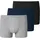 Boxershorts 3 Einheiten Blau Grau Schwarz 4XL