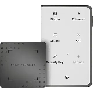 Ledger SAS Stax + Wiederherstellungsschlüssel Crypto Wallet