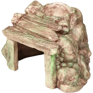 Baoblaze Reptilienversteck, Höhle, Landschaft, Aquarium Ornament für Schildkröten,