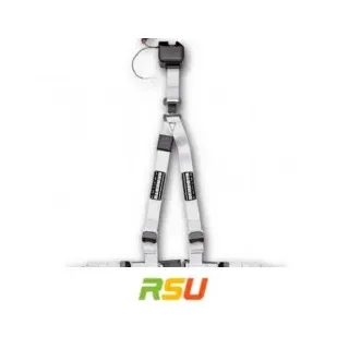 Schroth Gurt - asm autocontrol II silver mit SCHROTH RACING Logo links