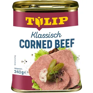 TULIP 340g Corned Beef Delikatesse in Konservendose Proteinquelle Rindfleisch