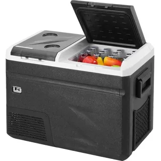 Vevor - Tragbarer Autokühlschrank mit Eisherstellungsfunktion,12V-Autokühlschrank,tragbarer 36L-Gefrierschrank mit zwei Zonen,einstellbare Temperatur