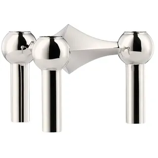 STOFF Nagel Kerzenhalter Nagel Metall Silber