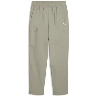 PUMA Sporthose WARDROBE ESS Relaxed Gewebte Cargohose Jungen beige 152