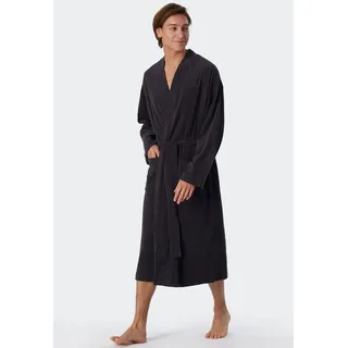 SCHIESSER Terry Bathrobe Anthrazit X-Large Herren,