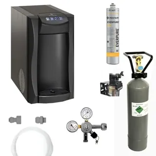 Sprudel und Tafelwasser Zapfanlage Blupura Piccola 15 Fizz komplett Set