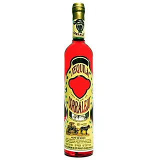 Corralejo Tequila Añejo | Premium Tequila | Zu 100% aus blauen Agaven | 12 Monate in Limousin-Eichen Fässern gelagert| Dezente Süße | Glänzend goldene Farbe| 38% Vol. | 100ML