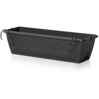 Spetebo Balkon Blumenkasten 60 x 20 x 20 cm Anthrazit