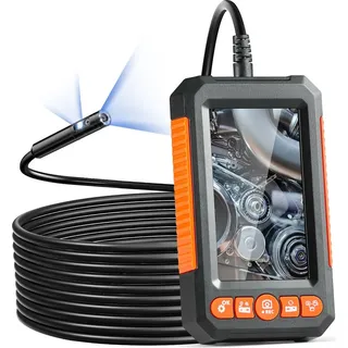 Vevor Endoskopkamera 4,3 Zoll 1080P IP67 mit Doppellinse und 4-fachem Zoom