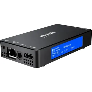 zowietek 4K HDMI Video Encoder/Decoder, NDI|HX3 Konverter/Player, Videoaufnahme und -Recorder, SRT/RTMP(S)/RTSP, Live-Streaming auf YouTube Facebook für Konsolen-Gameplay wie Xbox und PS4/5
