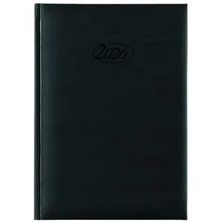 Livepac-Office Buchkalender 2026 / Chefkalender / Farbe: schwarz