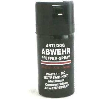 ocona© KO Pfefferspray Verteidigungsspray zur Selbstverteidigung, Sprühweite bis 5 Meter, Inhalt 40ml (Pfeffer-Spray)