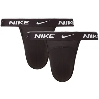 Nike Everyday Cotton Stretch Jockstrap Schwarz M 3er Pack