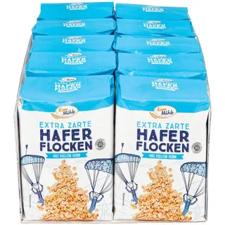 Kornmühle Haferflocken zart 500 g, 10er Pack
