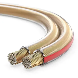 Sonero Lautsprecherkabel 2x4,0mm2, CCA 25,0m, transparent