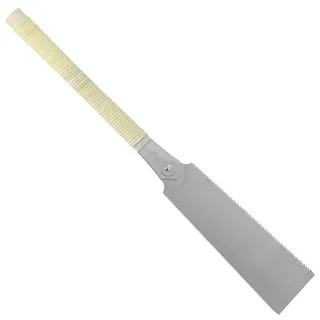 FAMEX Japansäge Gyokucho 651 Profi Handsäge 240mm (Zugsäge), Made in Japan, Holzsäge, Ryoba silberfarben