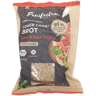 PANIFACTUM Lower Carb Brot - das Kräftige bio