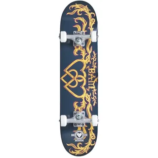 centrano Heart Supply Bam Margera Pro Skateboard Komplettboard Blau 8"