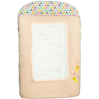 Domiva Wickelauflage + Bezug Flamingo