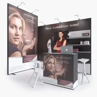 Modularer Messestand MODUFRAME - Augsburg 3 x 2 m