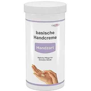 CareMed Handzart, basische Handcreme, Handpflegecreme für sensible Hände, 450ml Nachfüll