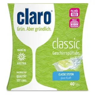 Claro Classic Geschirrspültabs 40 St.