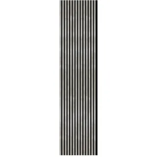 fn acustico Akustikpaneel Acustico Schwarz 2 St. 240 x 57,25 x 1,9 cm