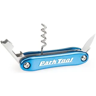 Park Tool BO-4 Mini-Flaschenöffner und Korkenzieher, Flaschenöffner, Blau