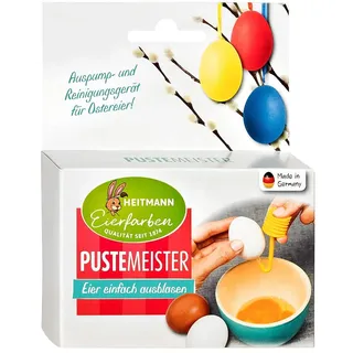 Heitmann Eierfarben Puste-Meister - Auspump- und Reinigungsgerät für Ostereier