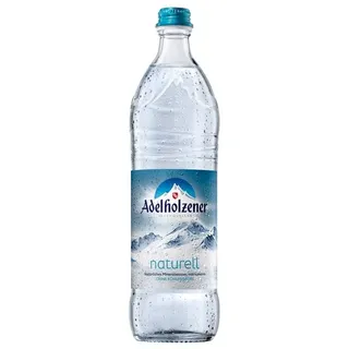 Erzgebirgische Volkskunst Richard Glässer GmbH Wasserkocher Adelholzener Wasser Naturell 0,75L - Mineralwasser, 0.75 l, Erfrischendes Mineralwasser aus den Alpen blau