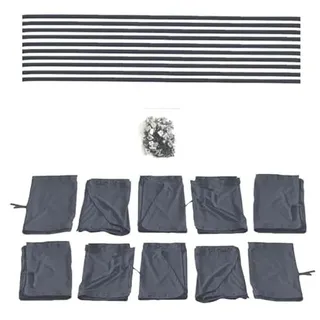 BREMER SITZBEZÜGE Maß Gardinen Vorhänge Sonnenschutz kompatibel mit VW Caddy 3 & 4 Kurz Maxi mit Heckklappe 2003-2020 in Grau Camping Zubehör Wohnmobil Zubehör Camper Gardinen Set 722