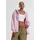 Hoodie Ladies Fluffy Zip Hoody rosa 5XL 54/56