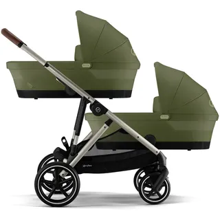 Cybex GOLD Zwillings- und Geschwisterwagen Gazelle S, gruen