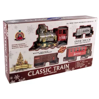Spetebo Weihnachtszug Mit Beleuchtung 24-teilig mehrfarbig