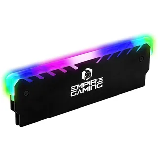 EMPIRE GAMING-Guardian M201- Gamer Kühlkörper für RAM-Speicher–Adressierbarer RGB-SYNC-DDR DDR3 DDR4-Aluminium Kühler für Speicher–DIY Overclocking für PC Gamers - Intel und AMD