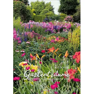 Korsch Verlag Gartenträume 2026: Wandkalender mit Fotos von wunderschönen Gartenparadiesen. Format 30 x 42 cm.