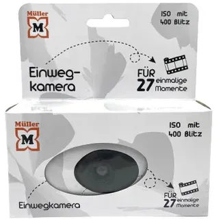 Müller Einwegkamera ISO400-27 - silber