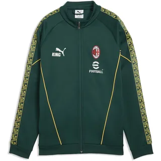 Puma Ac Milan KING Anthem Reißverschlusspullover - Dark myrtle / sunny Yellow - 9-10 Jahre